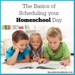 Homeschool schedule