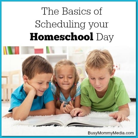Homeschool schedule