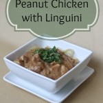 Peanut Chicken with Linguini