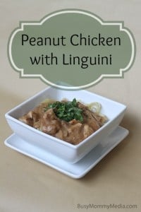 Peanut Chicken with Linguini