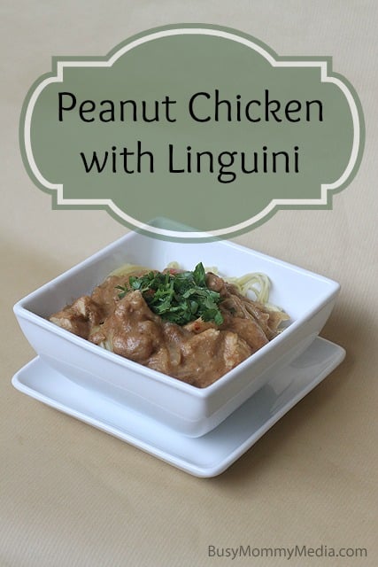 Peanut Chicken with Linguini