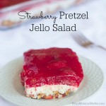 Strawberry Pretzel Jello Salad on BusyMommyMedia.com