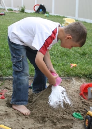 Sandbox Volcanoes – Summer Fun for Kids