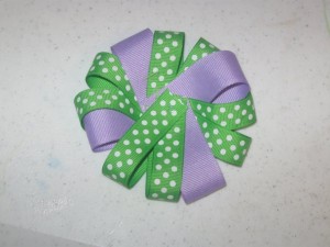 completed rosette-Step 5
