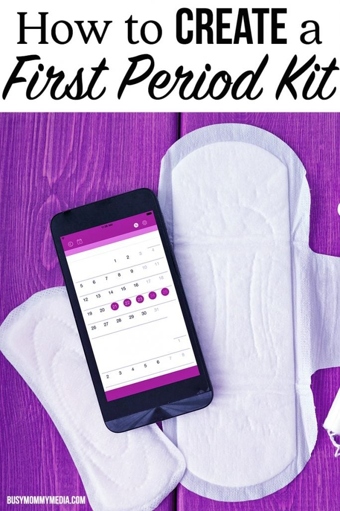 How to Create a First Period Kit | Great tips for moms of tween girls!
