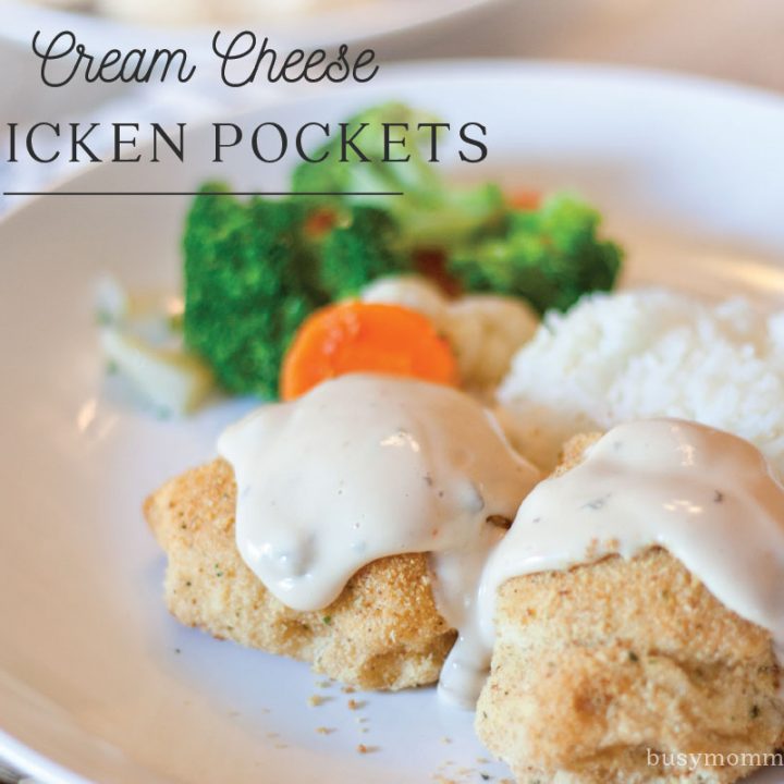 Chicken and Mushroom Stuffed Breadsticks with Philadelphia Cream Cheese