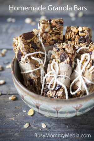 homemade granola bars