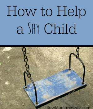how to help a shy child