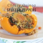 Cheesy Quinoa Stuffed Peppers