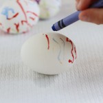 Melted Crayon Easter Egg