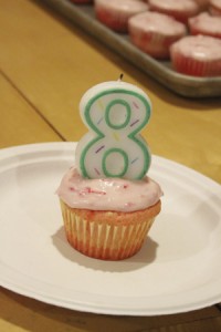 birthday cupcake