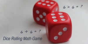 dicerollingmath dice rolling math game