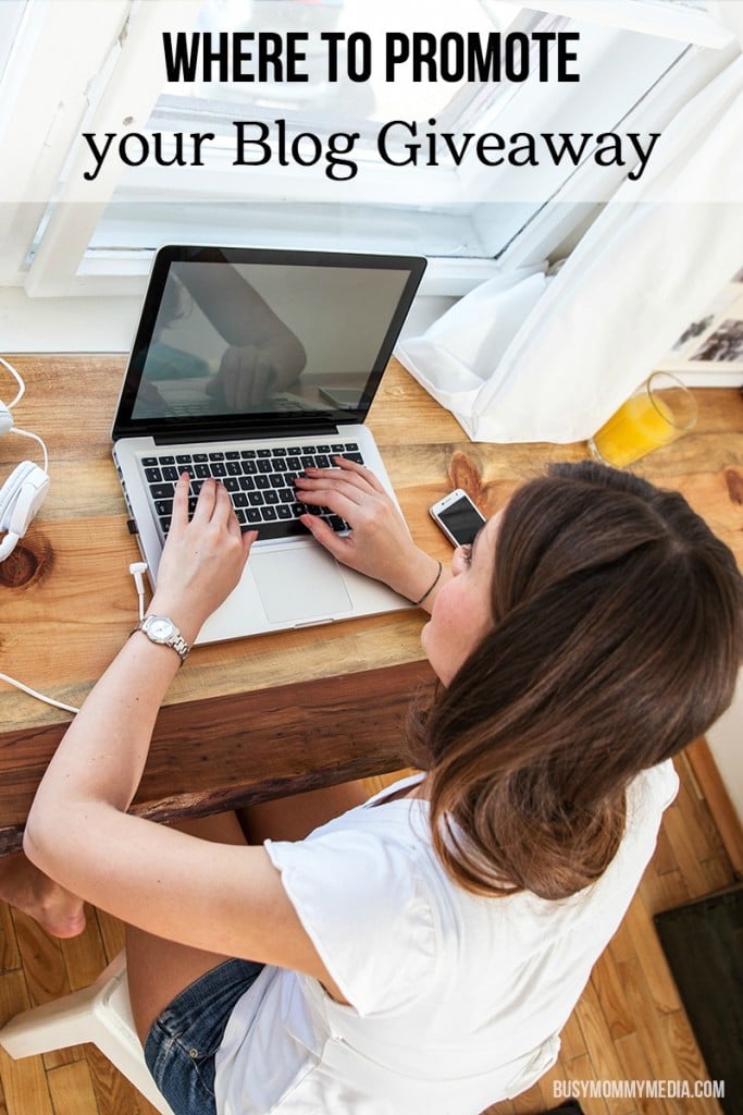 Where to Promote your Blog Giveaway | Great tips for bloggers to get their giveaway post in front of more readers. 