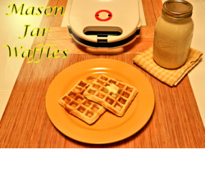 Mason Jar Waffles