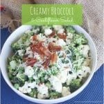 Creamy Broccoli Cauliflower Salad on BusyMommyMedia.com