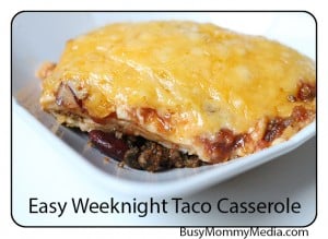 easy taco casserole