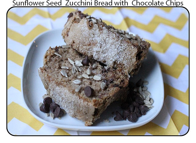 Recipe: Sunflower Seed Zucchini Bread with Chocolate Chips