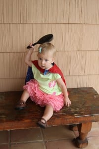 working at home with a toddler