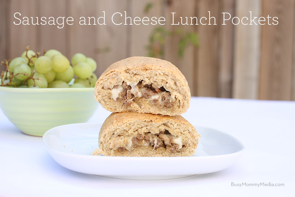 Sausage and cheese lunch pockets