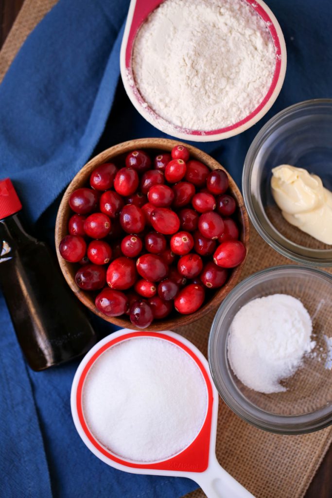 cranberry muffin ingredients