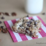 Chocolate pecan cookie bar