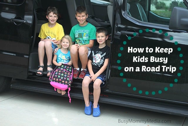 entertaining kids on a road trip