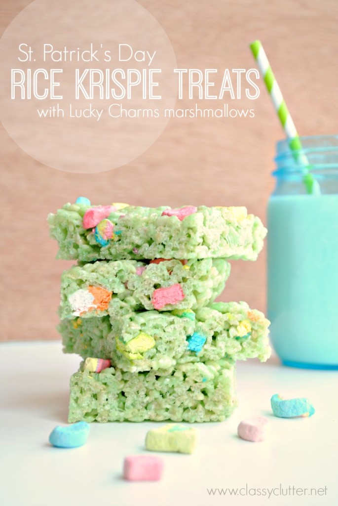 St. Patrick's Day Rice Crispy Treats