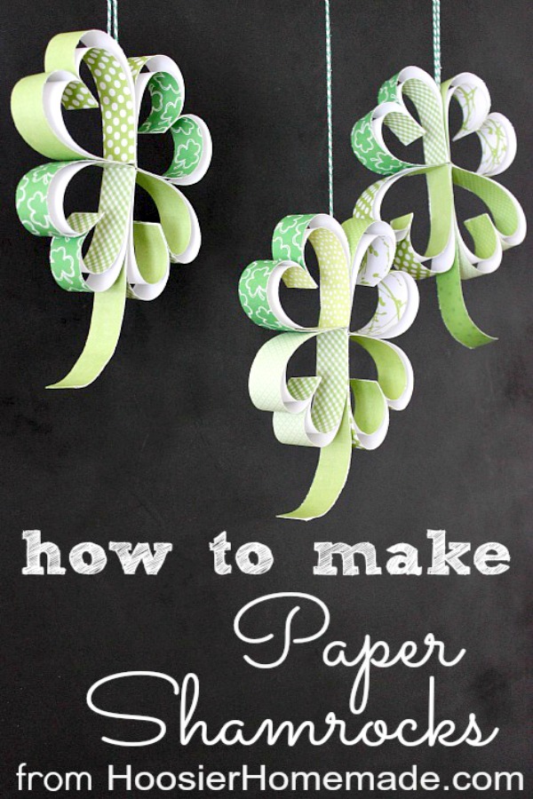 Paper Shamrocks