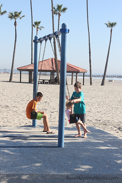 kids on the beach