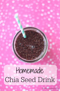 homemade chia seed drink