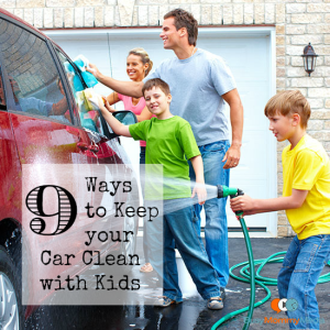 9 Ways to Keep your Car Clean with Kids on BusyMommyMedia.com