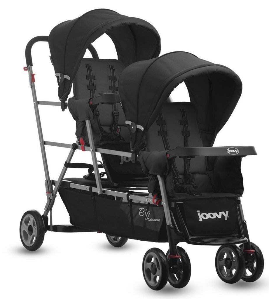 Joovy Big Caboose Stand-On Tandem Triple Stroller 