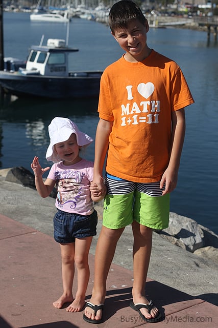 Use the buddy system to keep track of kids in public places.