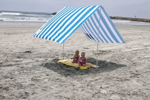 Byron Bay Beach Shade - This is an awesome alternative to a beach umbrella!