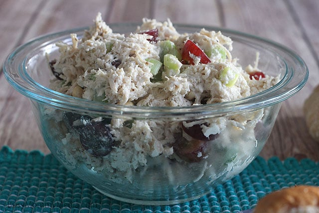 Classic Chicken Salad - This is a delicious chicken salad recipe that is perfect for a light lunch. Everyone loved this when I made it!