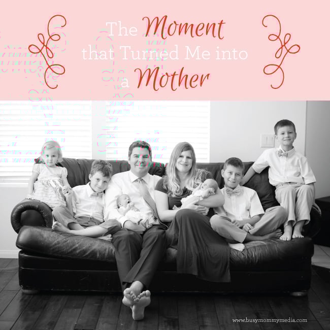 The Moment that Turned me into a Mother