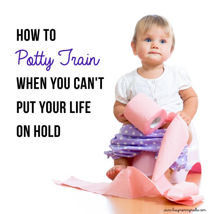 How to Potty Train When You Can't Put your Life On Hold - Tips from a mom of 6