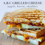 ABC Grilled Cheese (Apple, Bacon, Cheese) from BusyMommyMedia.com
