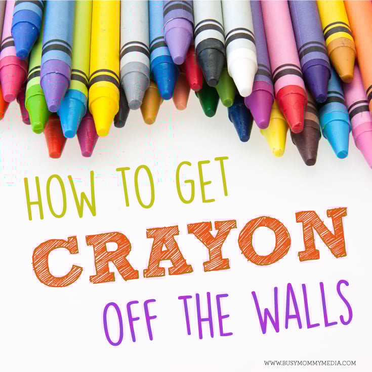 How to get Crayon off the Walls - Tips from a mom of 6