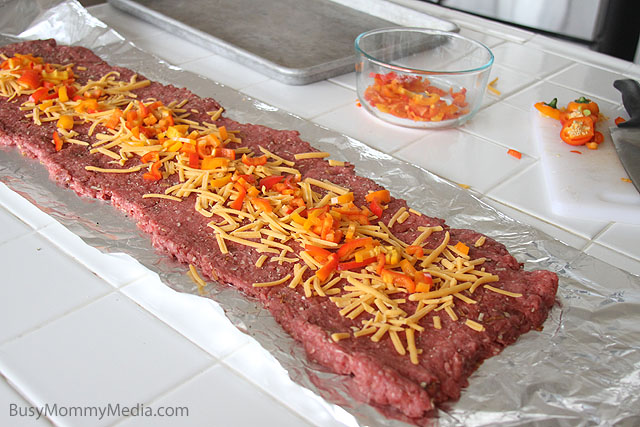 Stuffed Hamburger on the Grill
