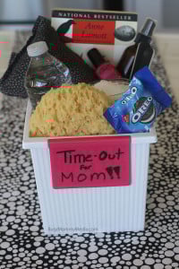 Create a Time Out Box for Moms - Great stress management tip for busy moms!