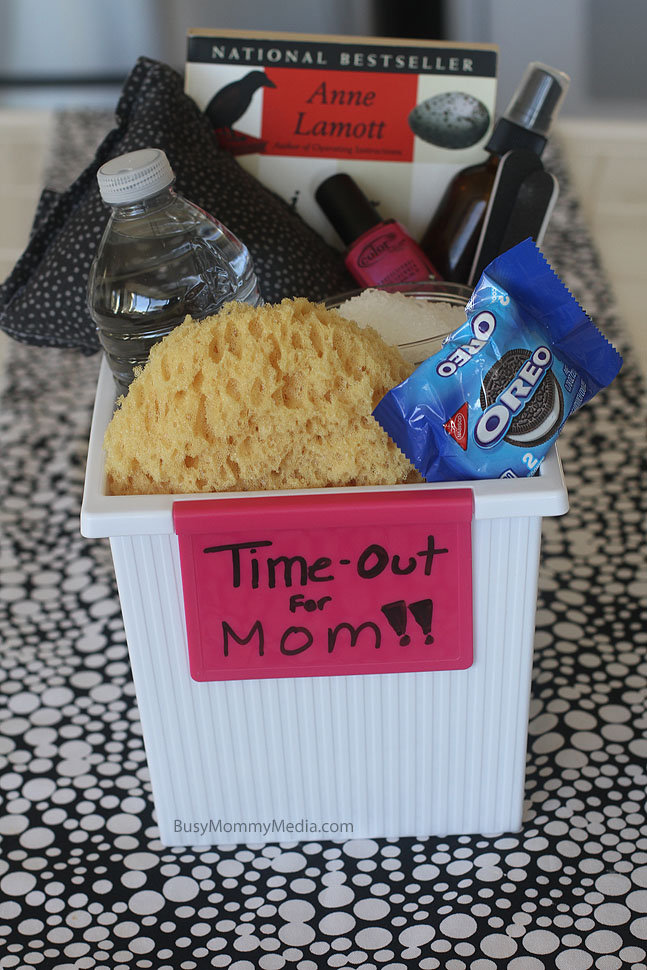 Create a Time Out Box for Moms - Great stress management tip for busy moms!