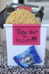 Create a Time Out Box for Moms - Great stress management tip for busy moms!