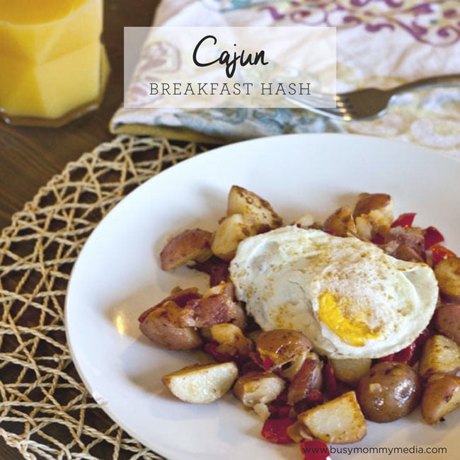 cajun breakfast hash on BusyMommyMedia.com