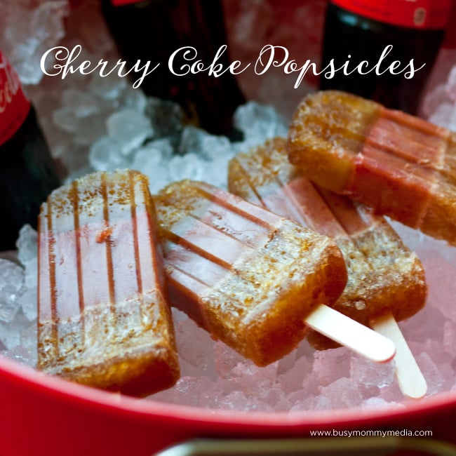 cherry coke popsicle