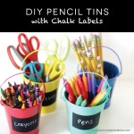 DIY Pencil Tins with Chalk Labels on BusyMommyMedia.com