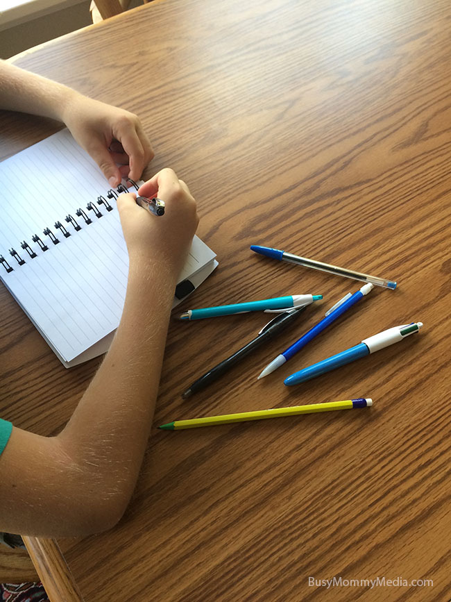 Tips for encouraging a reluctant writer on BusyMommyMedia.com