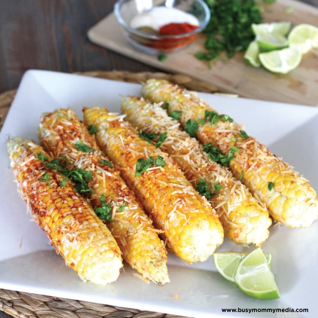 Mexican Street Corn on BusyMommyMedia.com | This corn recipe is so good you'll never want to eat it any other way!