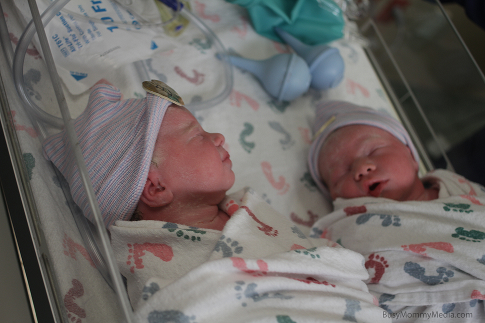 hospital stay with twins