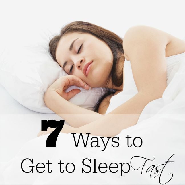 7 Ways to Get to Sleep Fast on BusyMommyMedia.com